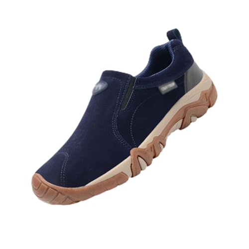 Bequeme orthopädische Wanderschuhe für Herren, bequem, leicht, 2024, wasserdichte Steigbügelschuhe, Freizeit-Sneaker, blau, 39. von WUQILONGBANG