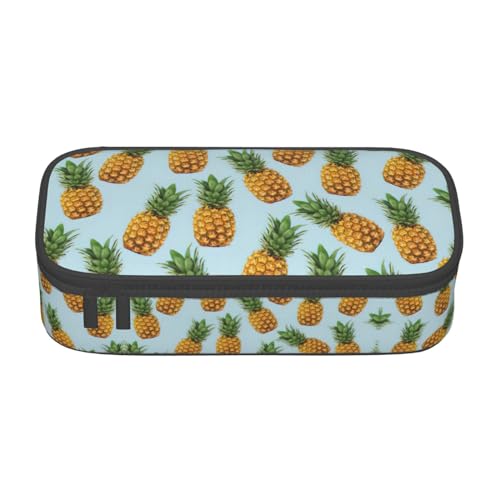 Ananas.] Federmäppchen mit Reißverschluss, für Teenager, Mädchen, Jungen, Make-up-Tasche, Damen, Schulbedarf von WURTON