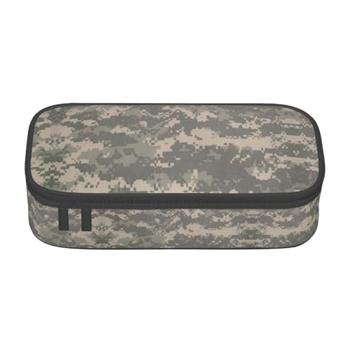 WURTON Armee Digital Camouflage Print Federmäppchen für Jungen Mädchen Stift Taschen Große Kapazität Bleistift Beutel Bürobedarf von WURTON