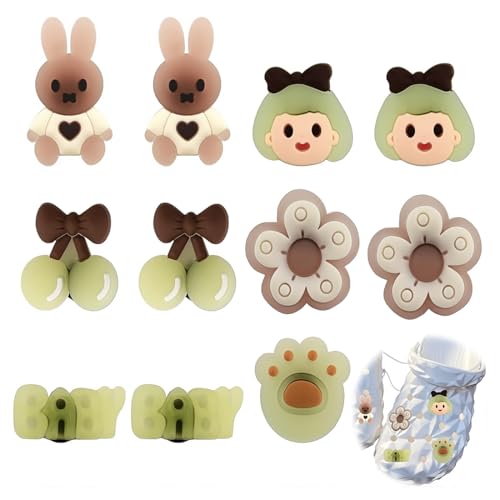 WUSJCOF 10 Stück leuchtende Schuhdekorationen, Schuhnadeln, PVC-Schuhdekorationen, Kinderschuhdekorationen, Mädchen-Clog-Dekorationen WUSJCOF 10 Stück leuchtende Schuhdekorationen, Schuhnadeln, PVC-Schuhdekorationen, Kinderschuhdekorationen, Mädchen-Clog-Dekorationen von WUSJCOF