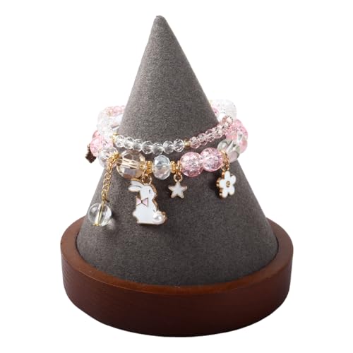 WUSJCOF 1PCS Kaninchen Geschenke für Mädchen, Kaninchen Armband Mädchen, Adventskalender Füllung Mädchen, Kleine Weihnachtsgeschenke für Kinder, Nikolaus Mädchen Geschenke (3 4 5 6 7 Jahre) von WUSJCOF