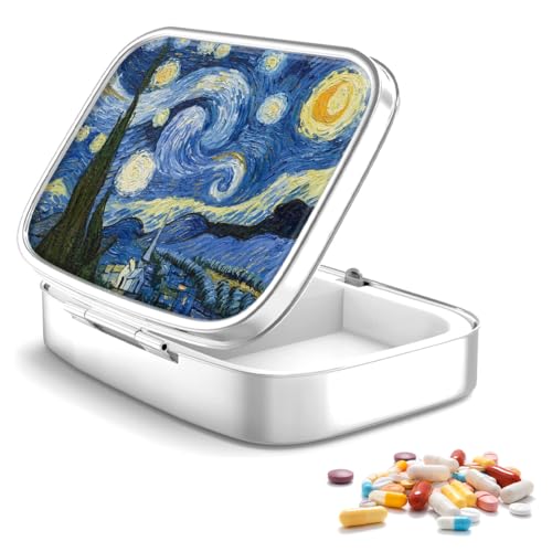 WUSJCOF 2 Compartment Portable Pill Box Medizin Vitamin Organizer Dekorative Metall Tasche oder Brieftasche Einzigartiges Geschenk WUSJCOF 2 Compartment Portable Pill Box Medizin Vitamin Organizer Dekorative Metall Tasche oder Brieftasche Einzigartiges Geschenk von WUSJCOF