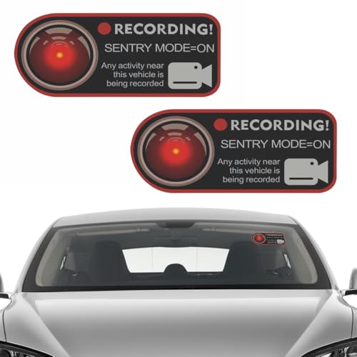 WUSJCOF 2 PCS Warnung Dash Cam Recording Fenster Stickers Vehicle Kamera Sicherheit Dash Cam Signs WUSJCOF 2 PCS Warnung Dash Cam Recording Fenster Stickers Vehicle Kamera Sicherheit Dash Cam Signs von WUSJCOF