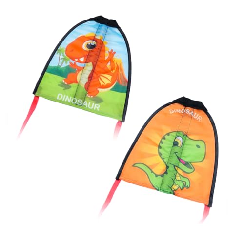 WUSJCOF 2 Stück Mini-Drachen Daumenauswurf Fingerwerfer Drachenschleuder für Kinder und Erwachsene, Leicht zu Fliegende Lustiges Spielzeug (für den Strand und Draußen) von WUSJCOF