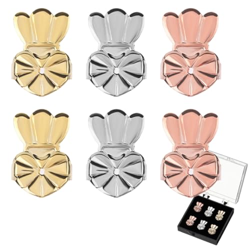 WUSJCOF 3 Paar Magische Einstellbare Hypoallergen Ohrringheber Ohrmuschelheber Ohrringaufzüge für Earring Backs Ohrläppchen Heber Damen Ohrring-Verschlüsse Lifters von WUSJCOF