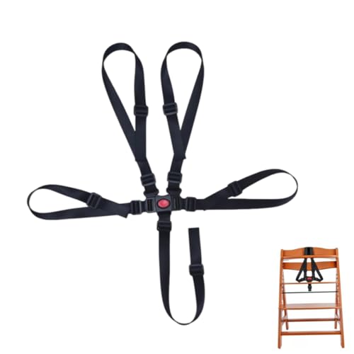 WUSJCOF 5 Punkt Verstellbare Sicherheitsgurt für Kinderwagen Tripp Trapp Hochstuhl von WUSJCOF