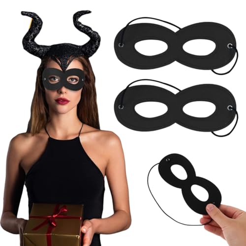 WUSJCOF Panzerknacker Maske Stoffbrille Set Bankräuber Kostüm für Karneval Fasching Halloween Unisex von WUSJCOF