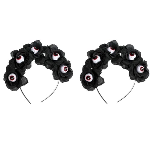 WUUISDNX 2er Pack, Accessoires, Halloween Accessoires, Blumen und Halloween Feiern, besondere Anlässe, Cosplay Partys WUUISDNX 2er Pack, Accessoires, Halloween Accessoires, Blumen und Halloween Feiern, besondere Anlässe, Cosplay Partys von WUUISDNX