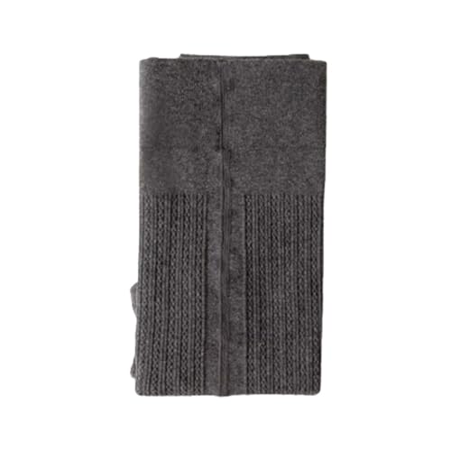 WUUISDNX Strumpfhosen mit hohem elastischem Bund bleiben im Winter stilvoll warm. Anwendbare Anlässe. Warme Winterstrumpfhosen aus Baumwolle, Dunkelgrau von WUUISDNX