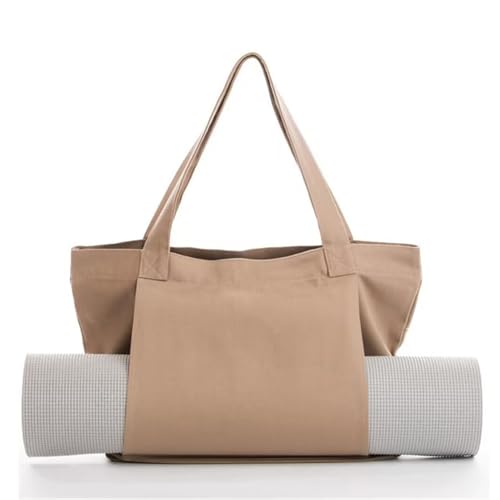 WUUISDNX Yoga Paddle Schulter Modische Tasche Windtuch Pilates für Frauen Verwenden auf der Tour Tasche Geeignet Yoga Gurte Matte, Aprikose von WUUISDNX