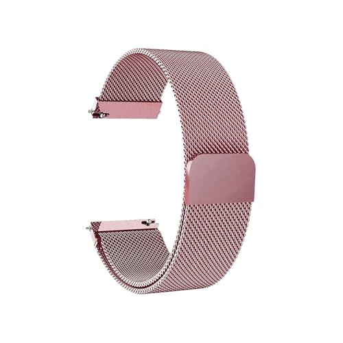 18/20/22 mm Band for Huawei Uhr GT 4 46mm 41mm Armband Uhr Metall magnetische Schleife Band for Huawei Uhr GT 4 3 2 Armband (Color : Pink, Size : For Watch GS Pro- 3-3i) von WUURAA