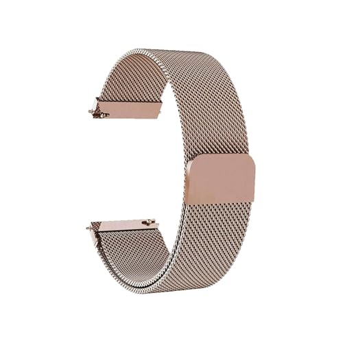 18/20/22 mm Band for Huawei Uhr GT 4 46mm 41mm Armband Uhr Metall magnetische Schleife Band for Huawei Uhr GT 4 3 2 Armband (Color : Rose gold, Size : For Watch GS Pro- 3-3i) von WUURAA