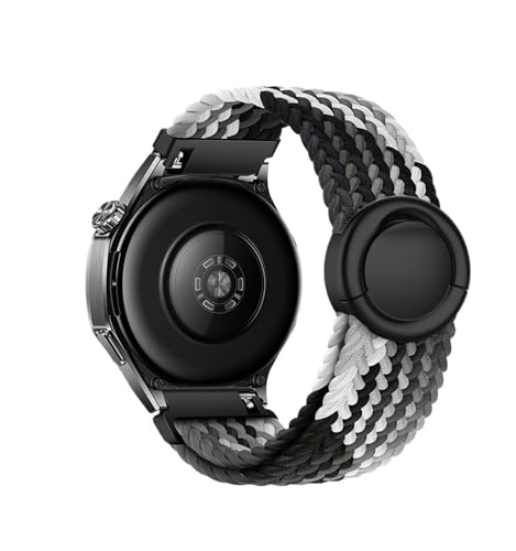 18/20/22mm Nylonarmband for Samsung Watch 7 6 5 4 Armband for Huawei Watch GT4 5 41mm 46mm GT5 Pro 42mm Armband ersetzen(Dark Chocolate,18mm) von WUURAA