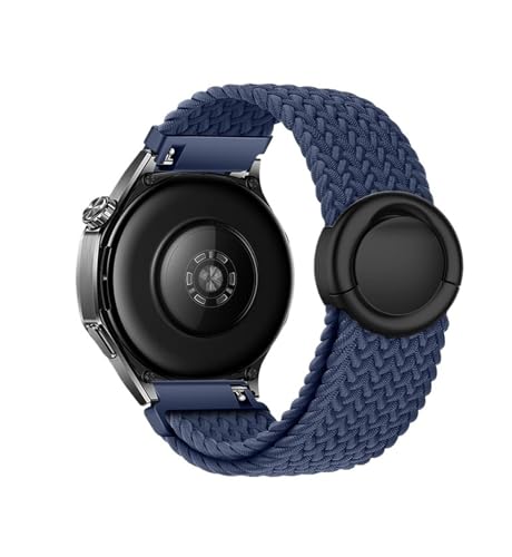 18/20/22mm Nylonarmband for Samsung Watch 7 6 5 4 Armband for Huawei Watch GT4 5 41mm 46mm GT5 Pro 42mm Armband ersetzen(Storm Blue,18mm) von WUURAA