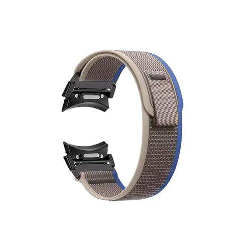 20 mm Band for Samsung Galaxy Watch 6 Armband 40 mm 44 mm 6 Classic 43 mm 47 mm Trail Loop Nylon-Armband Correa for Galaxy Watch 4/5/Pro (Color : Grey blue, Size : For Galaxy Watch 5 44mm) von WUURAA