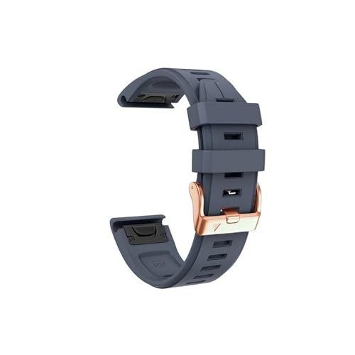 20 mm Silikonuhr passend for Garmin Fenix ​​6S 6SPro 5S Plus 7S Armband Schnellmontage Correa Armband Descent Mk2S/Instinct 2S Armband (Color : Navy, Size : For Garmin Fenix 7S) von WUURAA