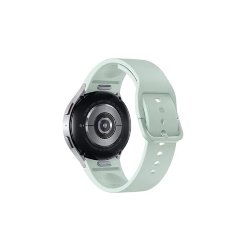 20 mm for Samsung Galaxy Watch 6 5 4 Series Sportarmband mit T-Schnalle-Verschluss, Ersatzarmband mit One-Click-Befestigung (Color : Green, Size : For Galaxy 4 40mm 44mm) von WUURAA