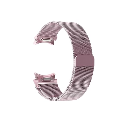 20mm Band for Samsung Galaxy Uhr 6/5/4/Classic 47mm 43mm 40mm 44mm Milanese Loop Armband correa for Galaxy Uhr 5 pro 45mm Strap (Color : Pink gold, Size : For Watch 6 Classic 47mm) von WUURAA