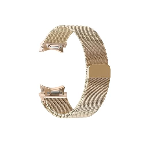 20mm Band for Samsung Galaxy Uhr 6/5/4/Classic 47mm 43mm 40mm 44mm Milanese Loop Armband correa for Galaxy Uhr 5 pro 45mm Strap (Color : Rose gold, Size : For Galaxy Watch6 40mm) von WUURAA
