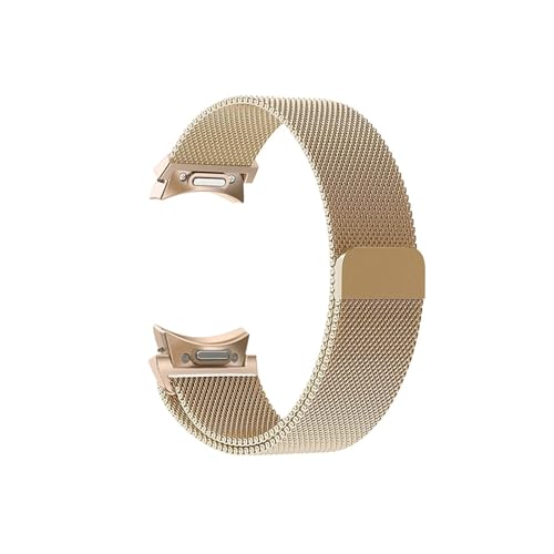 20mm Band for Samsung Galaxy Uhr 6/5/4/Classic 47mm 43mm 40mm 44mm Milanese Loop Armband correa for Galaxy Uhr 5 pro 45mm Strap (Color : Rose gold, Size : For Watch 6 Classic 43mm) von WUURAA