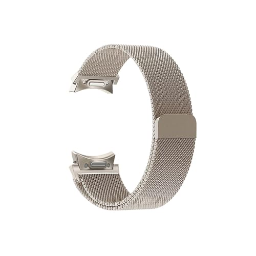 20mm Band for Samsung Galaxy Uhr 6/5/4/Classic 47mm 43mm 40mm 44mm Milanese Loop Armband correa for Galaxy Uhr 5 pro 45mm Strap (Color : Starlight, Size : For Watch 6 Classic 47mm) von WUURAA