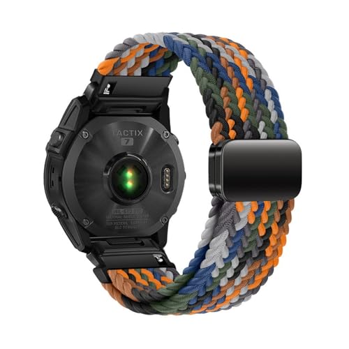 22/26 mm Nylonband for Garmin Fenix ​​8 7 7X 6 6X Pro 5 5X Plus MARQ-Serie/Tavtix 7pro, ersetzt QuickFi-Armband(Cowboy camouflage,22mm(Fenix 8 47mm)) von WUURAA