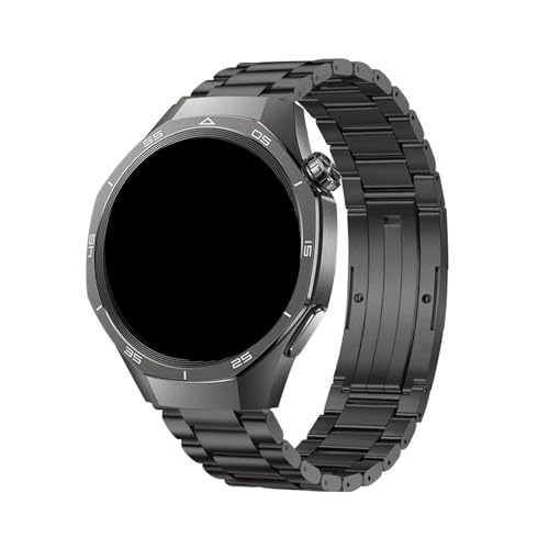 22 mm Titanarmband for HUAWEI WATCH Ultimate/Watch 3/GT 5 Pro Armband for Huawei GT3 GT4 Pro 46 mm Business-Uhrenarmband(Grey,22mm) von WUURAA