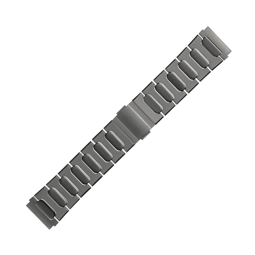 22mm Titan Metall Band for Huawei Watch GT4 GT5 GT5Pro 46MM GT3 GT2 Ultimative Ersetzen Armband(Grey,For GT3 3Pro 46MM) von WUURAA