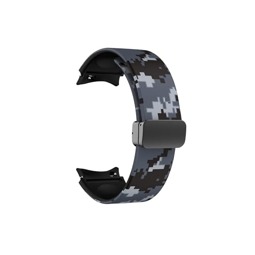 Armbänder for Samsung Galaxy Watch 6 47 mm 43 mm for Watch 4/5 44 mm 40 mm Aufdruck Reflektierendes Correa-Band for Watch 4 Classic 42 mm 46 mm (Color : Digital camouflage, Size : For Watch 6Classic von WUURAA