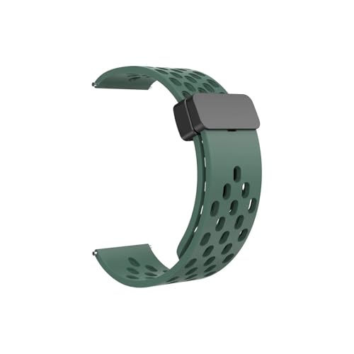 Atmungsaktives Silikonband mit Anschluss for Huawei Watch Fit 4 Pro Fit4 Fit3 Ersatzband(18 Pine green,For Fit 4 Pro) von WUURAA