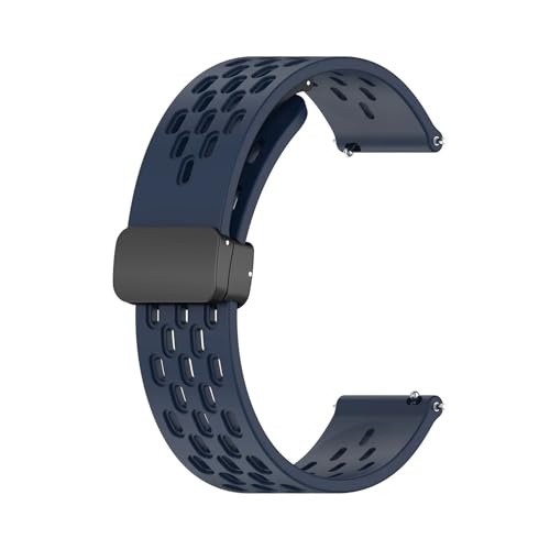 Atmungsaktives Silikonband mit Anschluss for Huawei Watch Fit 4 Pro Fit4 Fit3 Ersatzband(8 Midnight blue,For Fit 4 Pro) von WUURAA