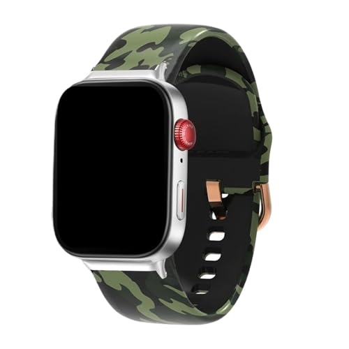 Bedrucktes Silikonarmband for Huawei Watch Fit 3 Ersatzarmband Correa for Huawei Watch Fit4 4pro(Camouflage,For fit 4 pro) von WUURAA
