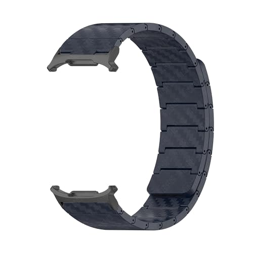Carbonfaser-Armband, for Samsung Galaxy Watch 7 Ultra 47 mm Loop-Armband for Galaxy Watch 7Ultra-Armband(Blue black) von WUURAA
