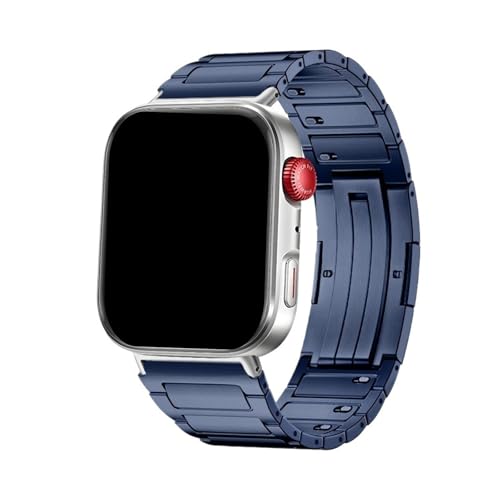 Dünnes Armband aus reinem Titan for Huawei Watch Fit 4 Pro, Quick Fit Band Correa for Huawei Watch Fit4 Fit3, ersetztes Armband(NO.3 Blue,For Fit 4 Pro) von WUURAA