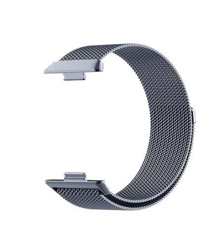 Edelstahlarmband for Huawei Watch Fit 3, Milanese-Metallarmband for HUAWEI WATCH FIT4/Fit 4pro, Band-Bänder(Grey,FOR Watch Fit 3) von WUURAA