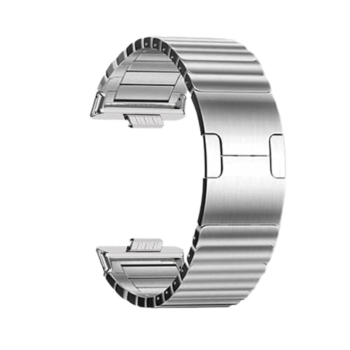Edelstahlarmband for Huawei Watch Fit 4 4Pro Correa Armband for Huawei Fit 3 Ersetztes Band(Silver,For Fit 4 Pro) von WUURAA