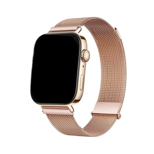 Edelstahlarmband for Huawei Watch Fit4Pro Fit4 Fit3 Fit2. Spezialanschlüsse ersetzen das Metallarmband(Rose Gold,For FIT 4) von WUURAA