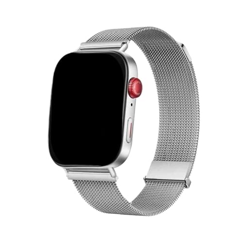 Edelstahlarmband for Huawei Watch Fit4Pro Fit4 Fit3 Fit2. Spezialanschlüsse ersetzen das Metallarmband(Silver,For Fit2) von WUURAA
