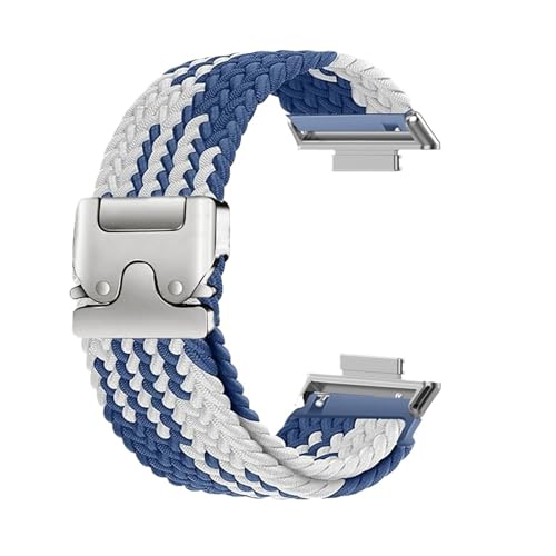 Elastisches geflochtenes Nylon-Schlaufenband for Huawei Watch Fit 4/3 Armband for Huawei Fit 4 Pro Männer Frauen Ersatzarmband(ZUWS,For Fit 3) von WUURAA