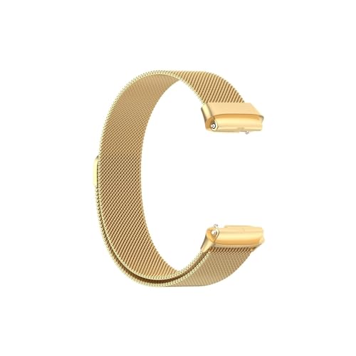 For Redmi Watch 3 Active/Watch 3 /watch3 lite Milanese Loop Edelstahl-Metallarmband (Color : Gold, Size : For Redmi Watch 3) von WUURAA