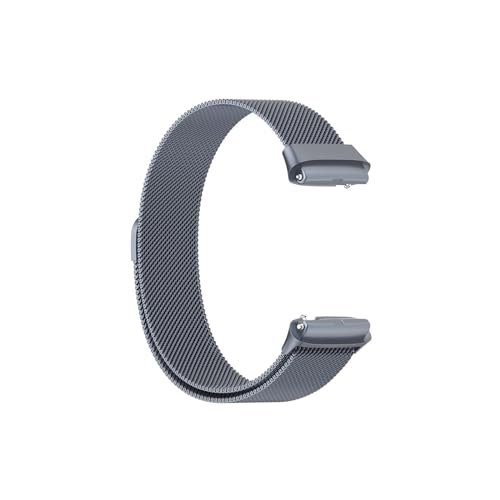 For Redmi Watch 3 Active/Watch 3 /watch3 lite Milanese Loop Edelstahl-Metallarmband (Color : Grey, Size : For Redmi Watch 3) von WUURAA