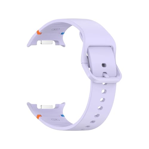 For Samsung Galaxy Watch 8 44mm 40mm Watch8 Classic Ersatzarmband Weiches Silikonarmband Armband Band Gürtel(Purple,For Galaxy 8 44mm) von WUURAA