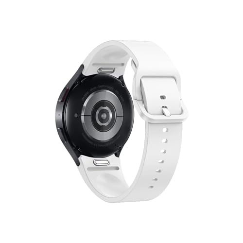 Kautschukarmband for Samsung Galaxy Watch 4/5/6 44 mm 40 mm 5Pro 45 mm Zubehör Silikonarmband Correa 6 Classic 43 mm 47 mm Band (Color : White, Size : For Galaxy Watch 6 44mm) von WUURAA