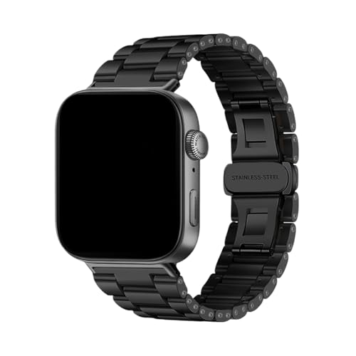 Keramikarmband for Huawei Watch Fit4Pro Fit4 Fit3, verstellbares Armband for HUA WEI Fit 4 4Pro, Männer und Frauen, Ersatzarmband(Black,For FIT 3) von WUURAA