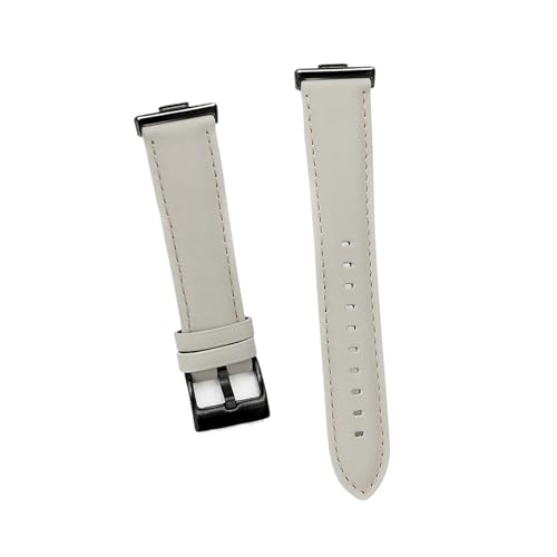 Lederarmband for Huawei Watch Fit 4 Pro Lederarmband Correa for Huawei Watch Fit4 Fit3 Armband ersetzen(Light Grey-B,For fit 3) von WUURAA