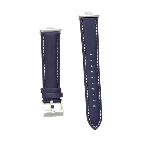 Lederarmband for Huawei Watch Fit 4 Pro Lederarmband Correa for Huawei Watch Fit4 Fit3 Armband ersetzen(Navy blue-S,For Fit 4) von WUURAA