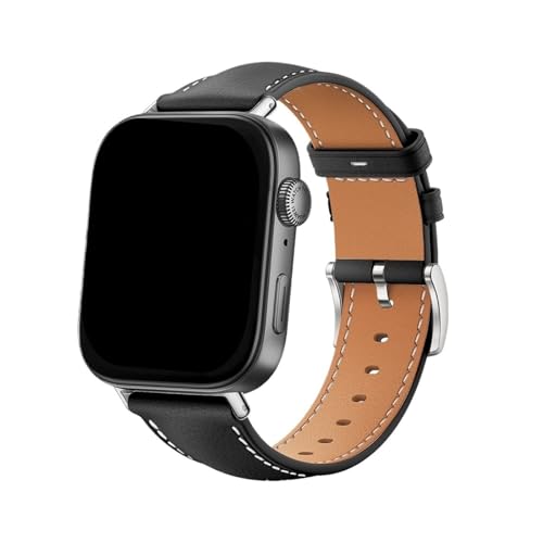 Lederarmband for Huawei Watch Fit3 Fit4 Fit4Pro Sportarmband for Huawei Fit 4/4/Pro Männer Frauen Bandgürtel ersetzen(Black,For Fit 3) von WUURAA