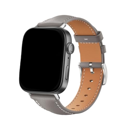 Lederarmband for Huawei Watch Fit3 Fit4 Fit4Pro Sportarmband for Huawei Fit 4/4/Pro Männer Frauen Bandgürtel ersetzen(Grey,For Fit 3) von WUURAA