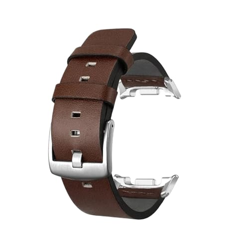 Lederarmband for Samsung Galaxy Watch 8 40mm 44mm/8Classic/Ultra2/Ultra 47mm Band ohne Lücken Quick Fit Armband(BrS,For Watch Ultra2 2025) von WUURAA
