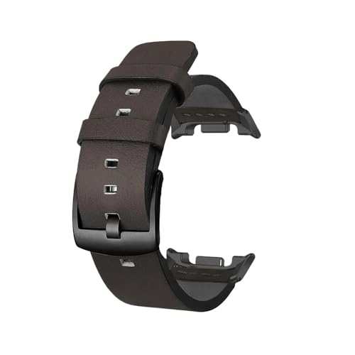 Lederarmband for Samsung Galaxy Watch 8 40mm 44mm/8Classic/Ultra2/Ultra 47mm Band ohne Lücken Quick Fit Armband(HB,For Watch Ultra2 2025) von WUURAA